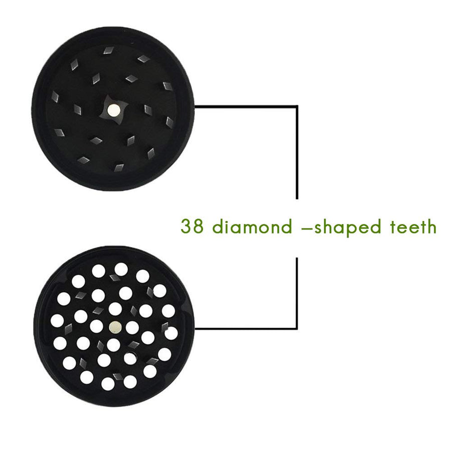 4 Layer Herb Grinder Grinders Zinc Alloy Manual Crusher Herb Spice Grinder