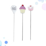 3Pcs Stainless Steel Cake Tester Probe Cake Tester Biscuits Baking Test Needle DIY Baking Tool for Cake Bread Muffin Testing