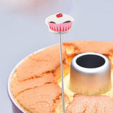 3Pcs Stainless Steel Cake Tester Probe Cake Tester Biscuits Baking Test Needle DIY Baking Tool for Cake Bread Muffin Testing