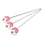 3Pcs Stainless Steel Cake Tester Probe Cake Tester Biscuits Baking Test Needle DIY Baking Tool for Cake Bread Muffin Testing