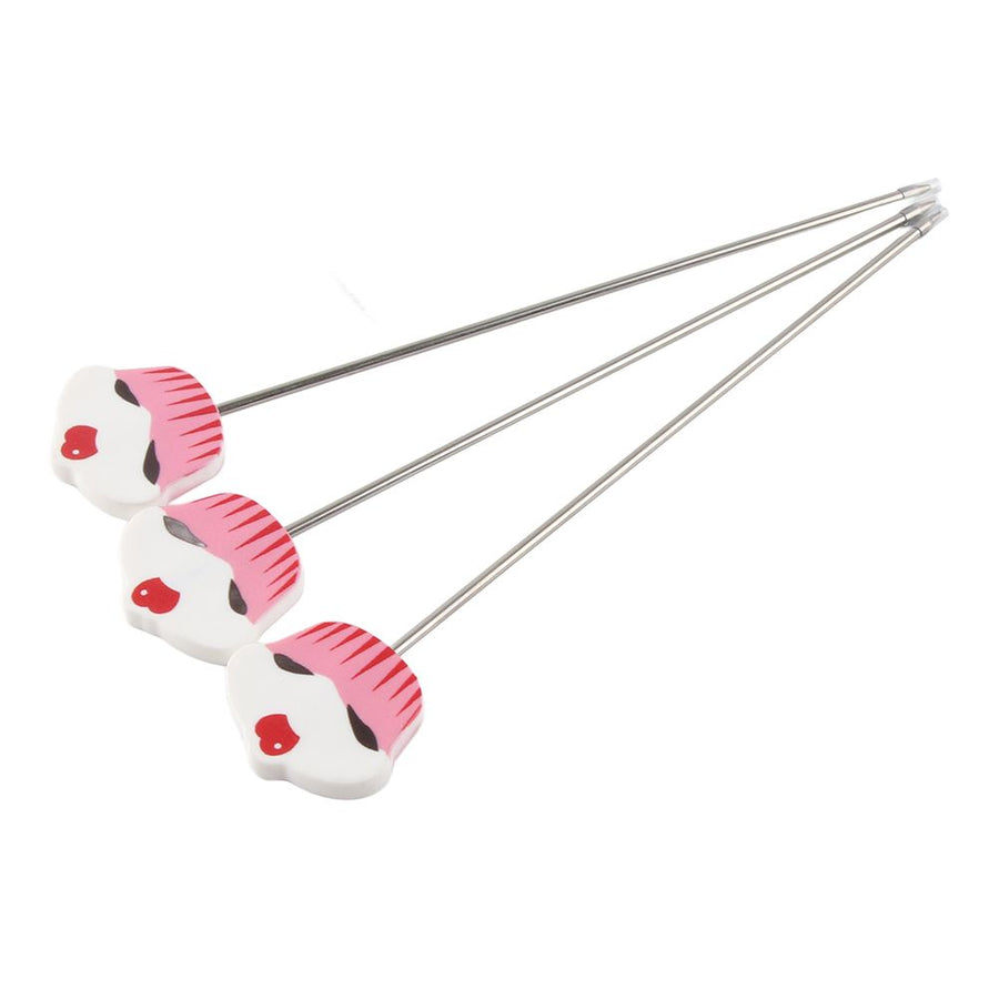 3Pcs Stainless Steel Cake Tester Probe Cake Tester Biscuits Baking Test Needle DIY Baking Tool for Cake Bread Muffin Testing