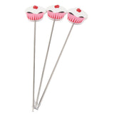 3Pcs Stainless Steel Cake Tester Probe Cake Tester Biscuits Baking Test Needle DIY Baking Tool for Cake Bread Muffin Testing