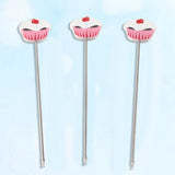 3Pcs Stainless Steel Cake Tester Probe Cake Tester Biscuits Baking Test Needle DIY Baking Tool for Cake Bread Muffin Testing - Low Angle