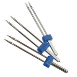 3PCS 2/3/4MM Double Twin Needles Double Twin Sewing Pins Sewing Machine Accessories - Rear View