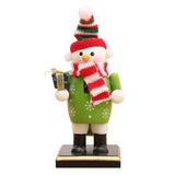 Christmas Wooden Nutcracker Ornaments Nutcracker Figures Toy Puppet Desktop Ornaments Home Decor
