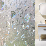 Window Film No Glue Static Decorative Films Window Frosted Film for Sun Protection