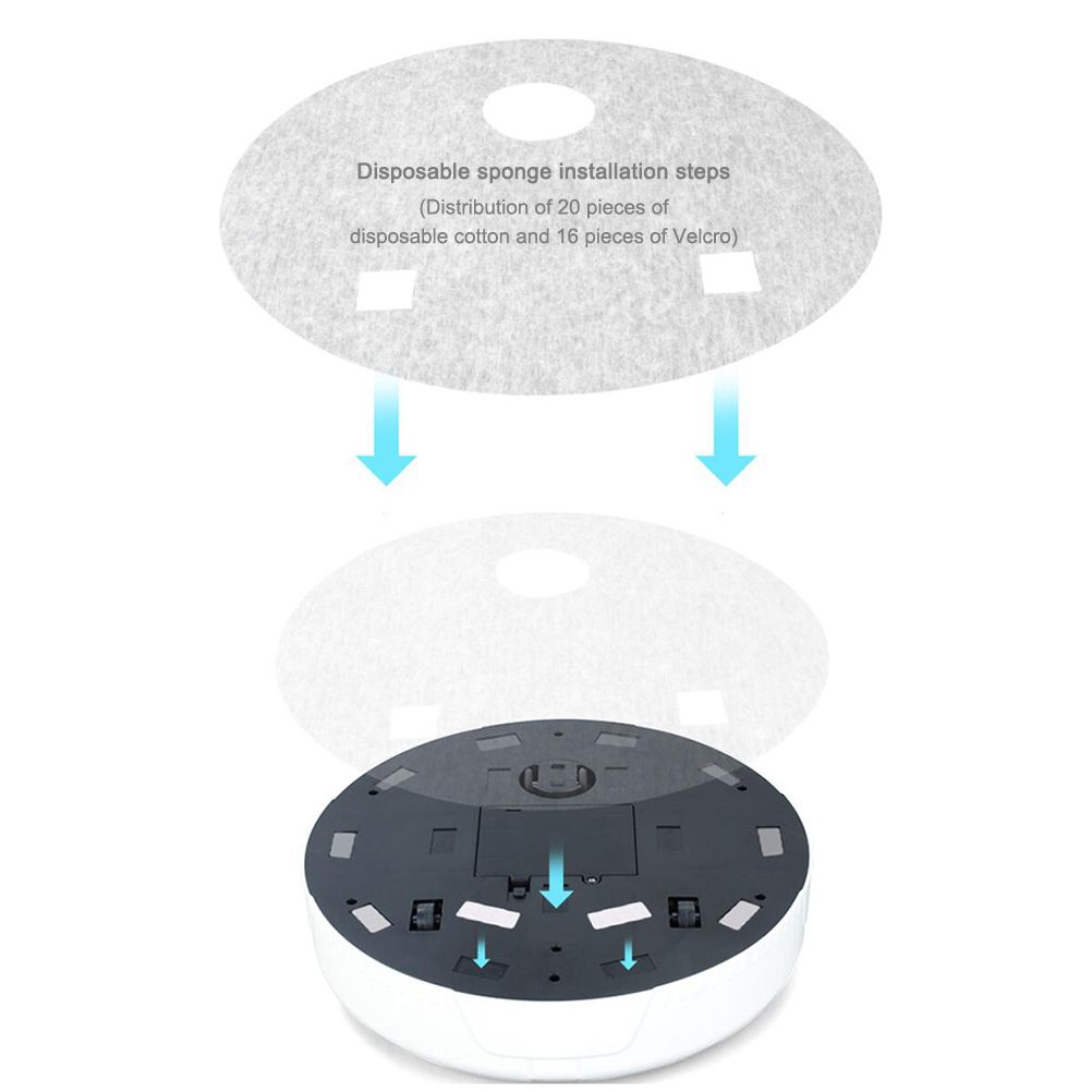 Household Smart Sweeping Robot Automatic Cleaner Intelligent Vacuum Cleaner for Hard Floor Tile Pet Hair and Carpets