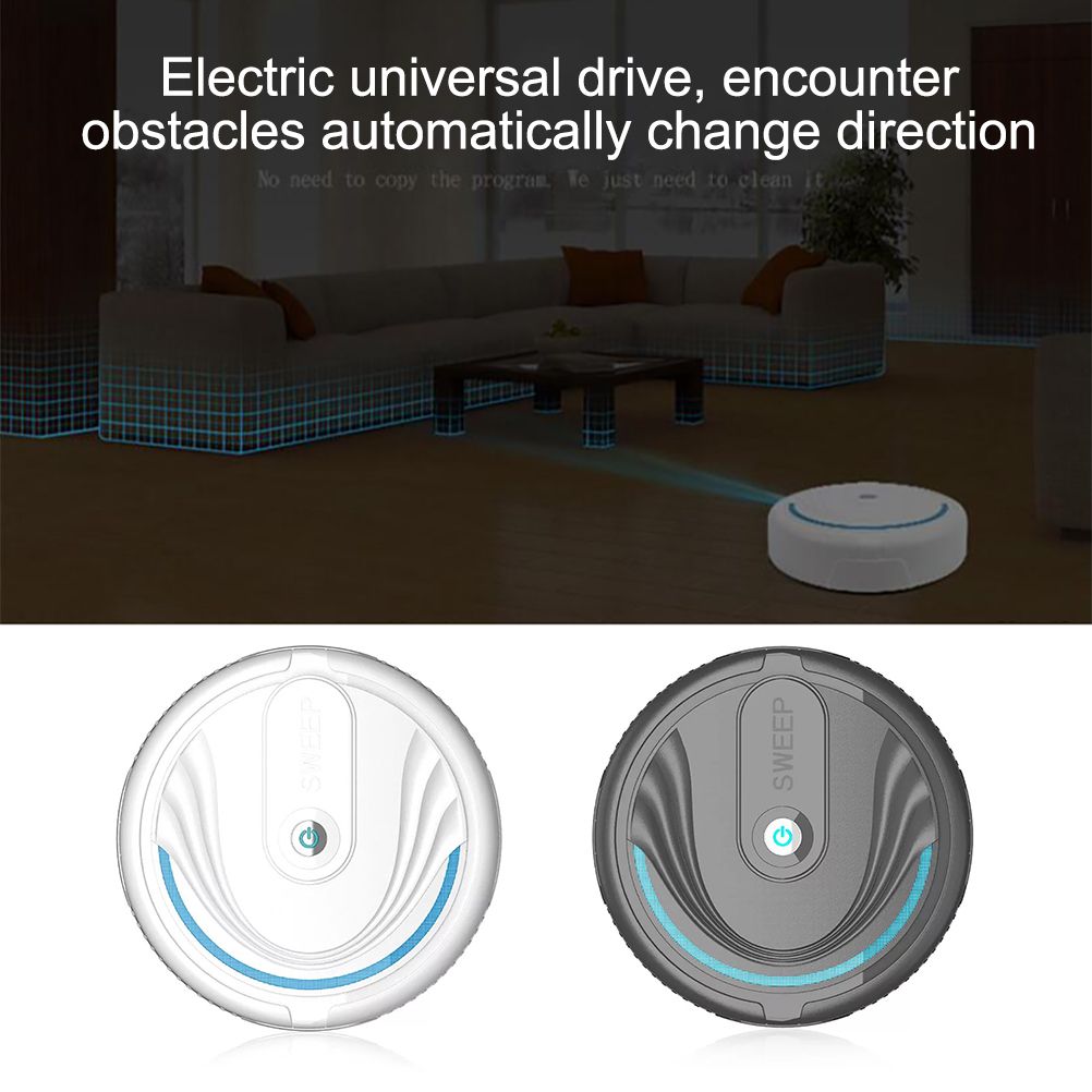 Household Smart Sweeping Robot Automatic Cleaner Intelligent Vacuum Cleaner for Hard Floor Tile Pet Hair and Carpets