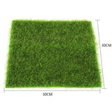 Artificial Lawn Grass Turf Interlocking Grass Tile Lawn Rug for Garden Bonsai Home Aquarium Artificial Lawn DIY Decoration