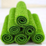 Artificial Lawn Grass Turf Interlocking Grass Tile Lawn Rug for Garden Bonsai Home Aquarium Artificial Lawn DIY Decoration