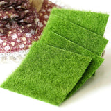 Artificial Lawn Grass Turf Interlocking Grass Tile Lawn Rug for Garden Bonsai Home Aquarium Artificial Lawn DIY Decoration