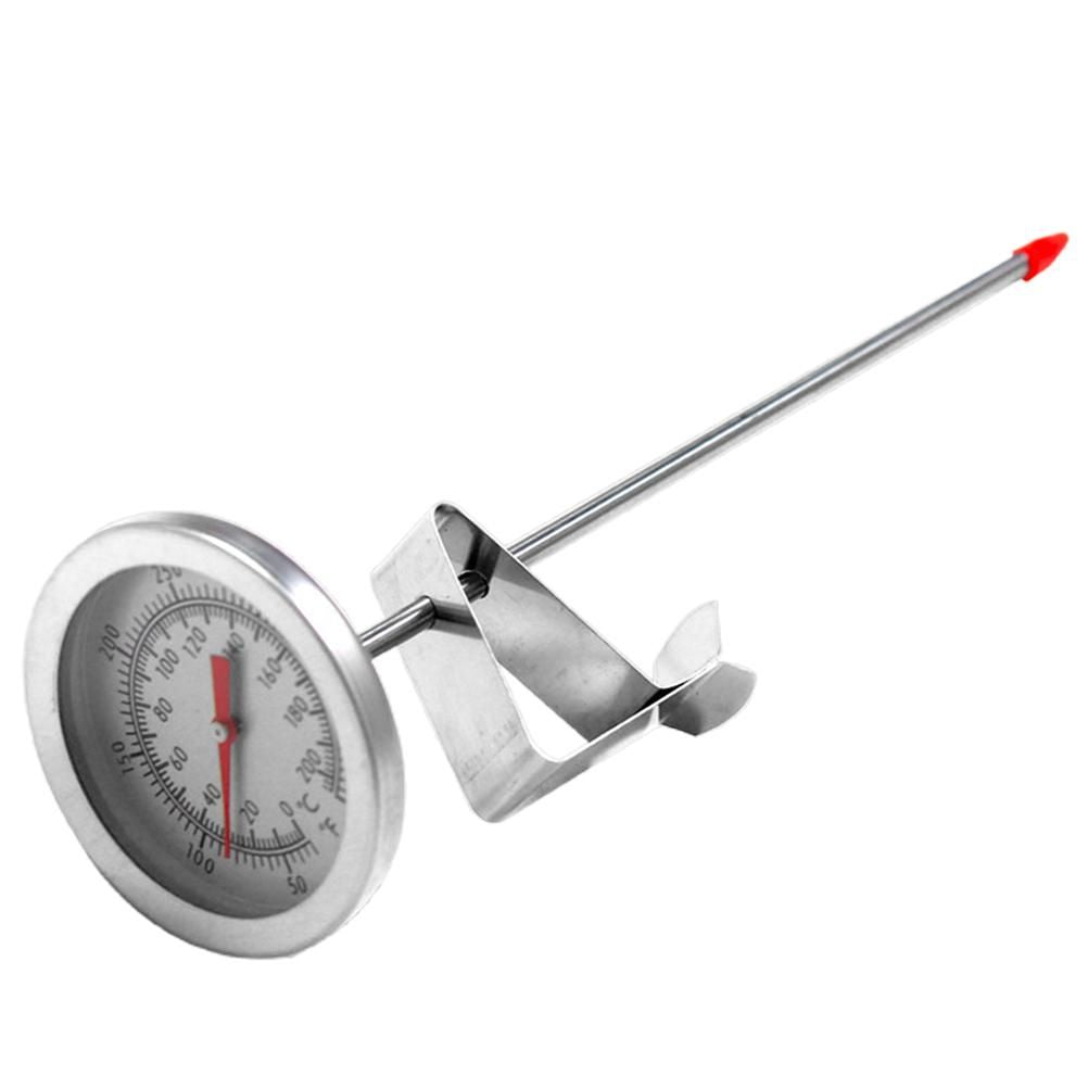 Stainless Steel Frying Oil Thermometer Fryer Fries Fried Chicken Barbecue Thermometer Gauge