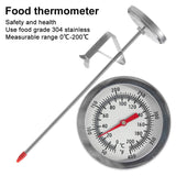 Stainless Steel Frying Oil Thermometer Fryer Fries Fried Chicken Barbecue Thermometer Gauge