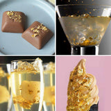 10ml Gold Flakes Gold Leaf Decoration Gold Foil Cooking Cake Chocolate Decoration