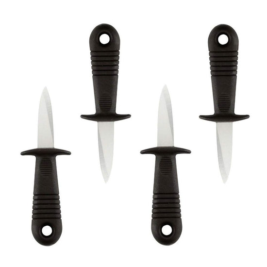 4Pcs Stainless Steel Oyster Cutter with Non Slip Handle Seafood Special Tools