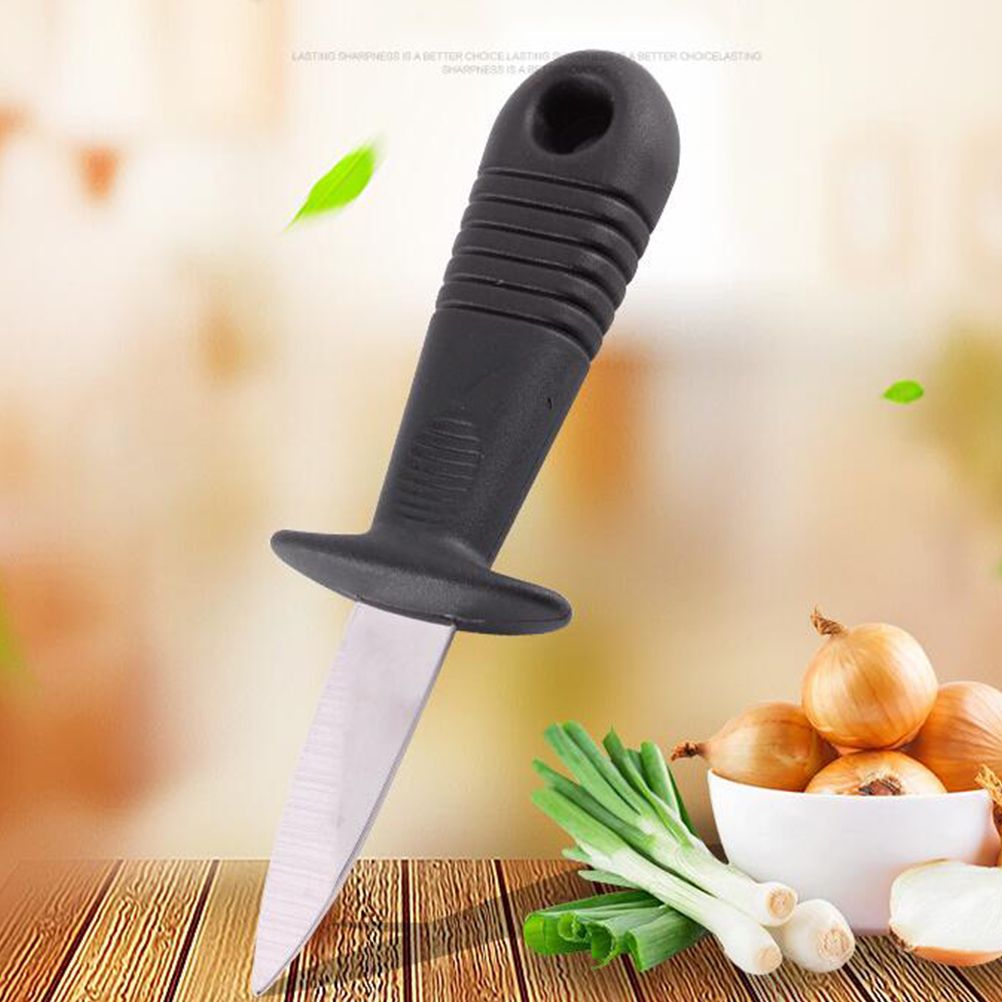 4Pcs Stainless Steel Oyster Cutter with Non Slip Handle Seafood Special Tools
