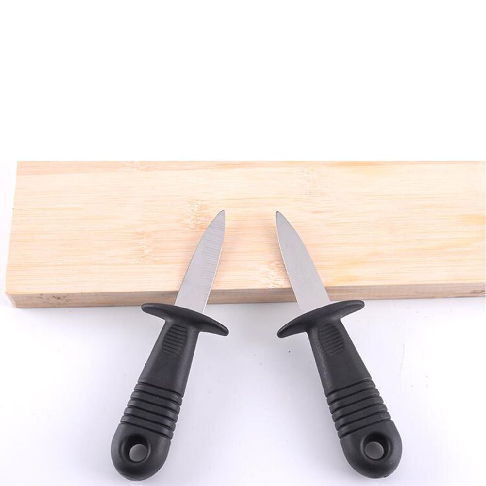 4Pcs Stainless Steel Oyster Cutter with Non Slip Handle Seafood Special Tools