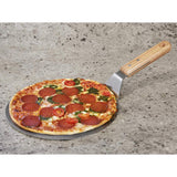 10inch Stainless Steel Pizza Peel Shovel with Wooden Handle Cake Shovel Baking Tools for Cheese Pizza Cutting Kitchen Accessories