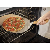 10inch Stainless Steel Pizza Peel Shovel with Wooden Handle Cake Shovel Baking Tools for Cheese Pizza Cutting Kitchen Accessories