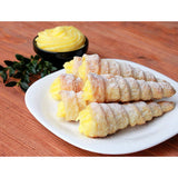 12PCS Stainless Steel Baking Cone DIY Baking Tool Spiral Croissants Mold - Low Angle