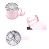Kitchen Stainless Steel Flour Sifter Handheld Powder Flour Sieve Icing Sugar Manual Sieve Cup Home Baking Tools