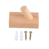 Wooden Wall Hook Vintage Single Hook Natural Wooden Coat Hook Wall Mounted Hook for Home