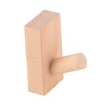 Wooden Wall Hook Vintage Single Hook Natural Wooden Coat Hook Wall Mounted Hook for Home