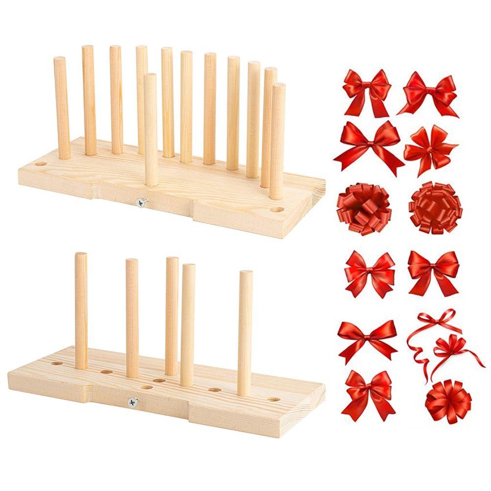 Bow Maker Wooden Wreath Bow Maker Tool Durable Portable Bow Tie Machine