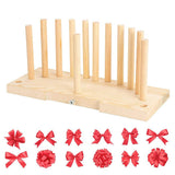 Bow Maker Wooden Wreath Bow Maker Tool Durable Portable Bow Tie Machine