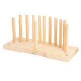 Bow Maker Wooden Wreath Bow Maker Tool Durable Portable Bow Tie Machine - Close-Up Angle