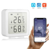 Smart WiFi Humidity Sensor Hygrometer Outdoor Indoor Thermometer Digital LCD Display Temperature Humidity Monitor