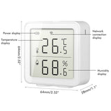 Smart WiFi Humidity Sensor Hygrometer Outdoor Indoor Thermometer Digital LCD Display Temperature Humidity Monitor