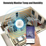 Smart WiFi Humidity Sensor Hygrometer Outdoor Indoor Thermometer Digital LCD Display Temperature Humidity Monitor - Extra Image