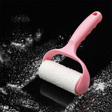 Roller Hair Remover Household Hair Sticking Device Multifunctional Portable Pet Hair Remover Clothes Sticking Device Pink