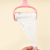 Roller Hair Remover Household Hair Sticking Device Multifunctional Portable Pet Hair Remover Clothes Sticking Device Pink - Low Angle