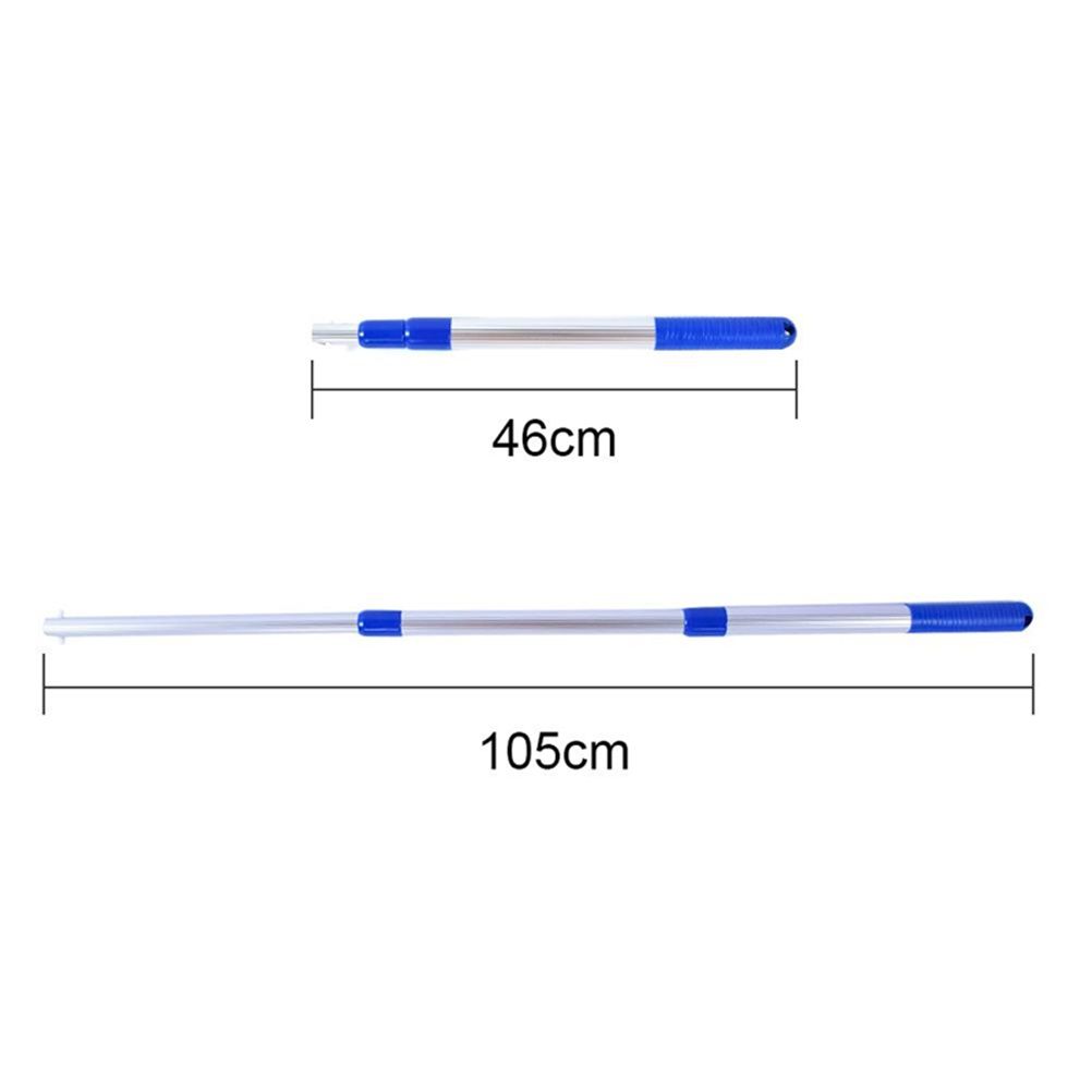 Pool Landing Net with Telescopic Pole Swimming Pool Skimmer Net Leaf Clean Net for Swimming Pool Spas
