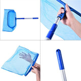 Pool Landing Net with Telescopic Pole Swimming Pool Skimmer Net Leaf Clean Net for Swimming Pool Spas