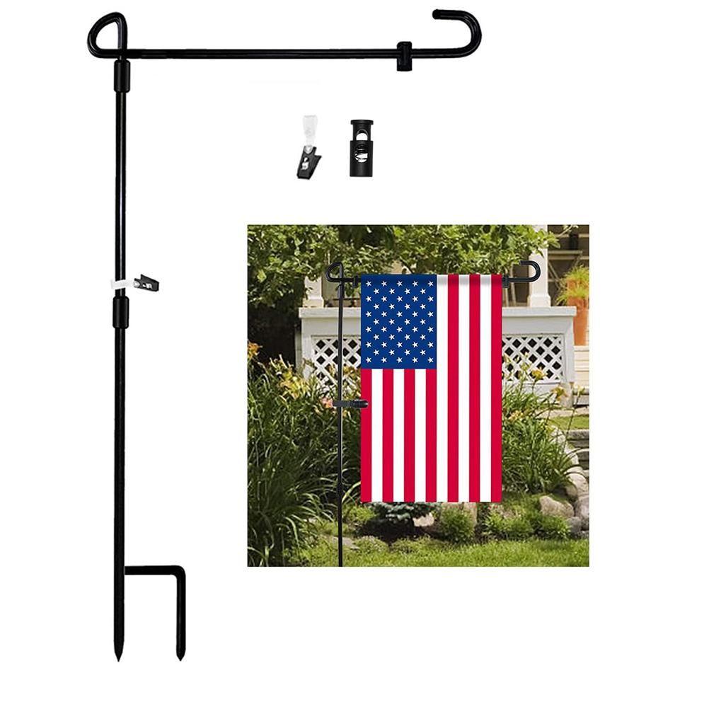 Garden Flag Stand Garden Flag Pole Holder Banner Flagpoel for Outdoor Yard Lawn Garden