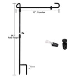 Garden Flag Stand Garden Flag Pole Holder Banner Flagpoel for Outdoor Yard Lawn Garden - Extra Image