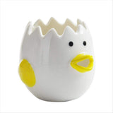 Ceramic Egg Separator Chick Shape Egg Yolk Separator Kitchen Gadgets - Front View