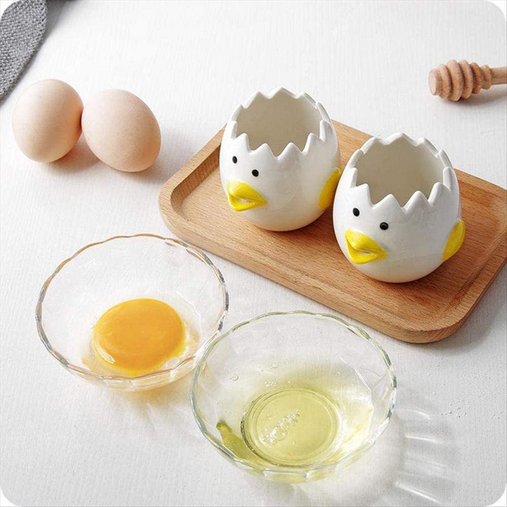 Ceramic Egg Separator Chick Shape Egg Yolk Separator Kitchen Gadgets