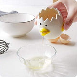 Ceramic Egg Separator Chick Shape Egg Yolk Separator Kitchen Gadgets