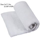 Christmas Snow Cover Blanket Artificial Cotton Blanket for Christmas Tree Skirts Backdrop Decorations