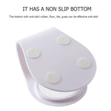 Cat Bowls Pet Feeding Bowl Cat Water Bowl Durable Fall Resistant 15 Degree Tilt Single Cat Food Bowl - Rear View