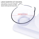 Cat Bowls Pet Feeding Bowl Cat Water Bowl Durable Fall Resistant 15 Degree Tilt Single Cat Food Bowl - Extra Image