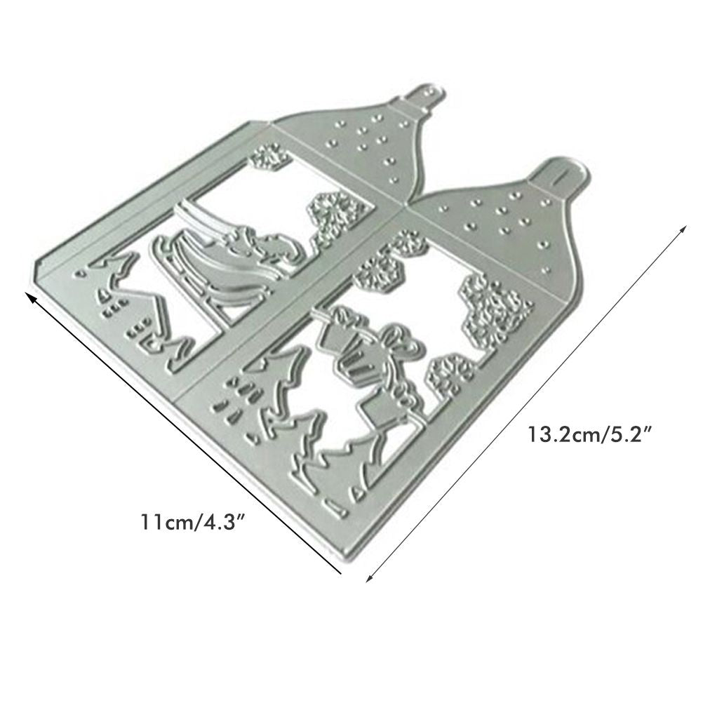 Metal Cutting Stencils Christmas Box Cutting Dies Embossing DIY Making Tools for Scrapbooking Photo Album Paper Card Design