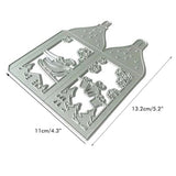 Metal Cutting Stencils Christmas Box Cutting Dies Embossing DIY Making Tools for Scrapbooking Photo Album Paper Card Design