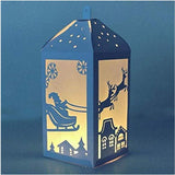 Metal Cutting Stencils Christmas Box Cutting Dies Embossing DIY Making Tools for Scrapbooking Photo Album Paper Card Design - Side View