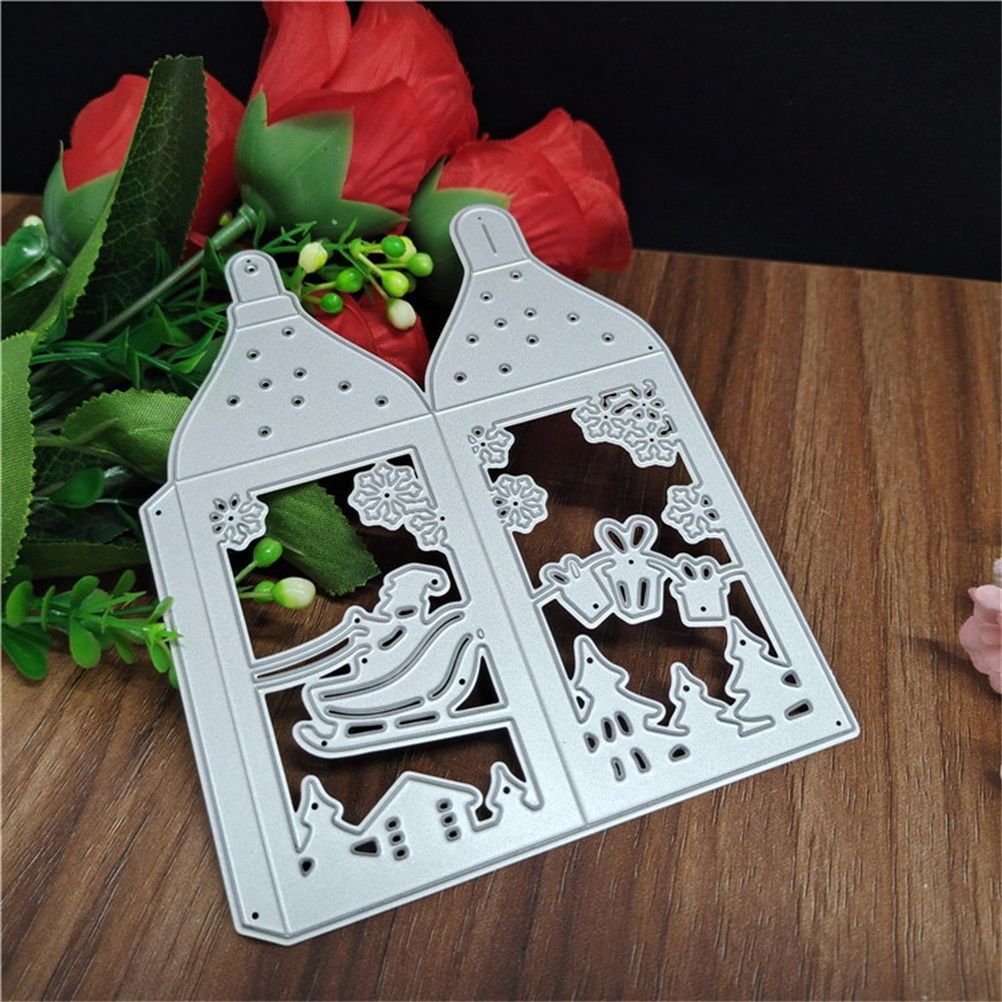 Metal Cutting Stencils Christmas Box Cutting Dies Embossing DIY Making Tools for Scrapbooking Photo Album Paper Card Design