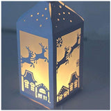 Metal Cutting Stencils Christmas Box Cutting Dies Embossing DIY Making Tools for Scrapbooking Photo Album Paper Card Design - Low Angle